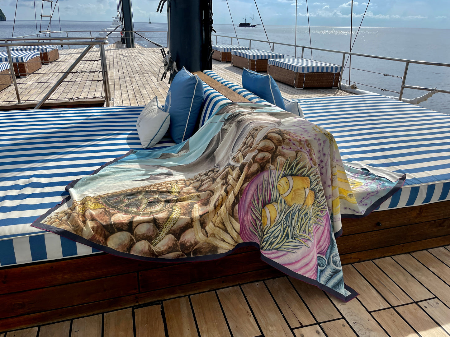 Sarong "Mar, Doce Lar"