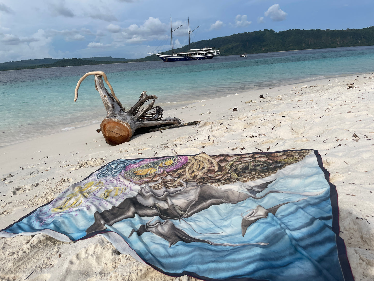 Sarong "Mar, Doce Lar"