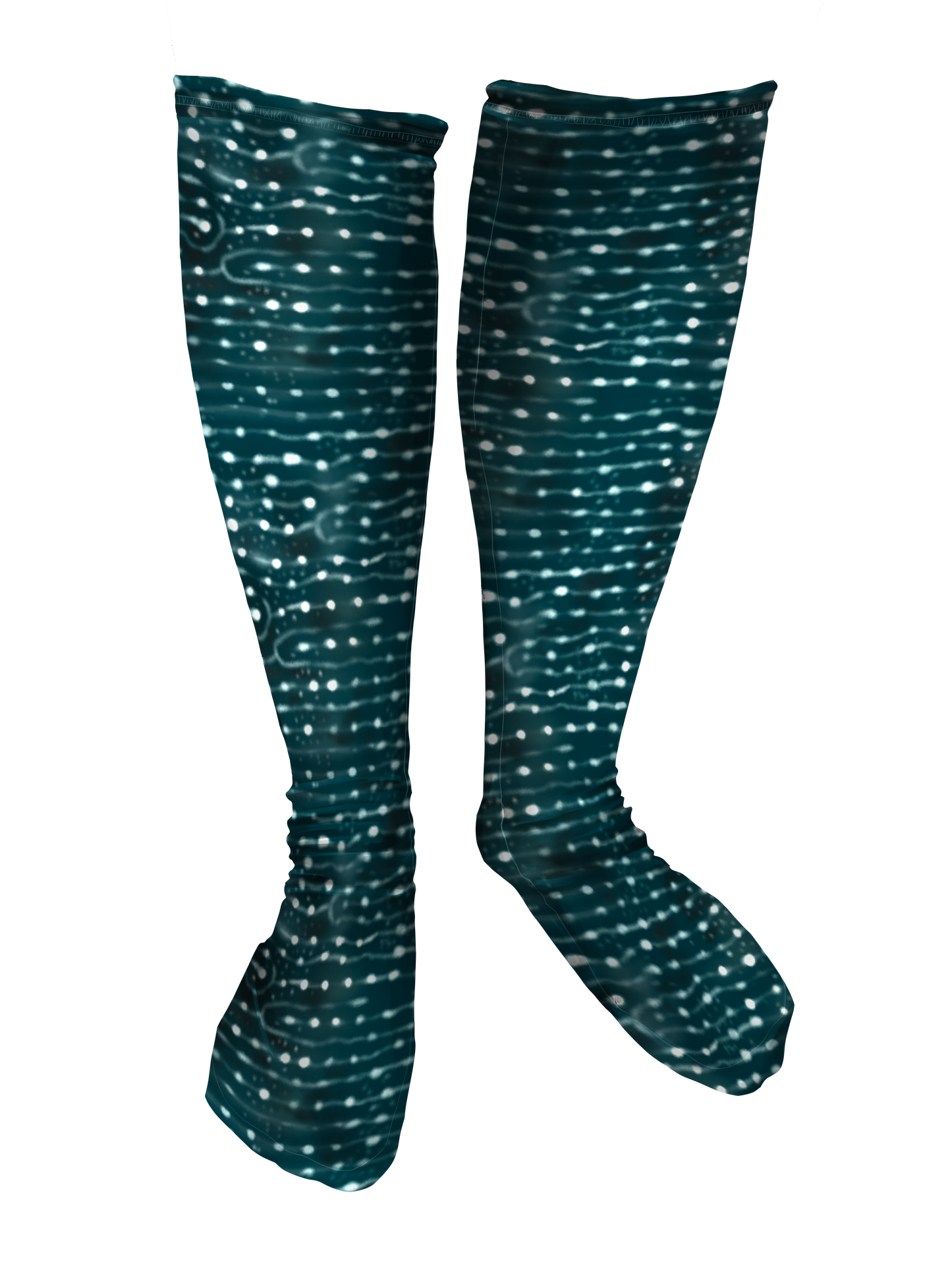 ♻️ RECYCLED 🌊 Scuba Socks Sea Connection Art 💦