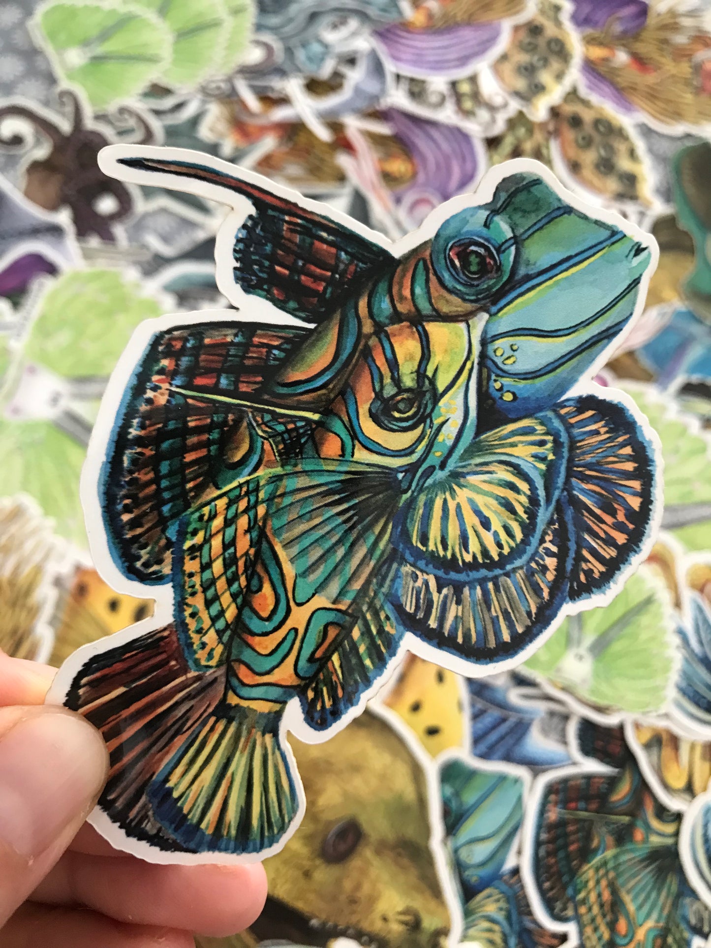 Sticker Mandarinfish